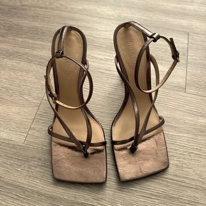 COPY - Bottega Veneta Bronze/Gold Heels - 37